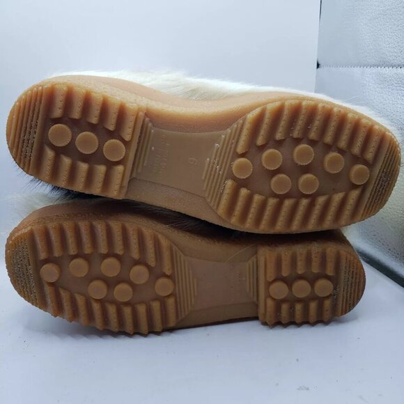 Vintage Womens Mocatem Goat Hair Yeti Size 8 Boots Apres ski Made in France - Picture 6 of 12